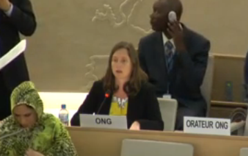 QUNO raises the rights of prisoners and their families at the 27th session of the UN Human Rights Council