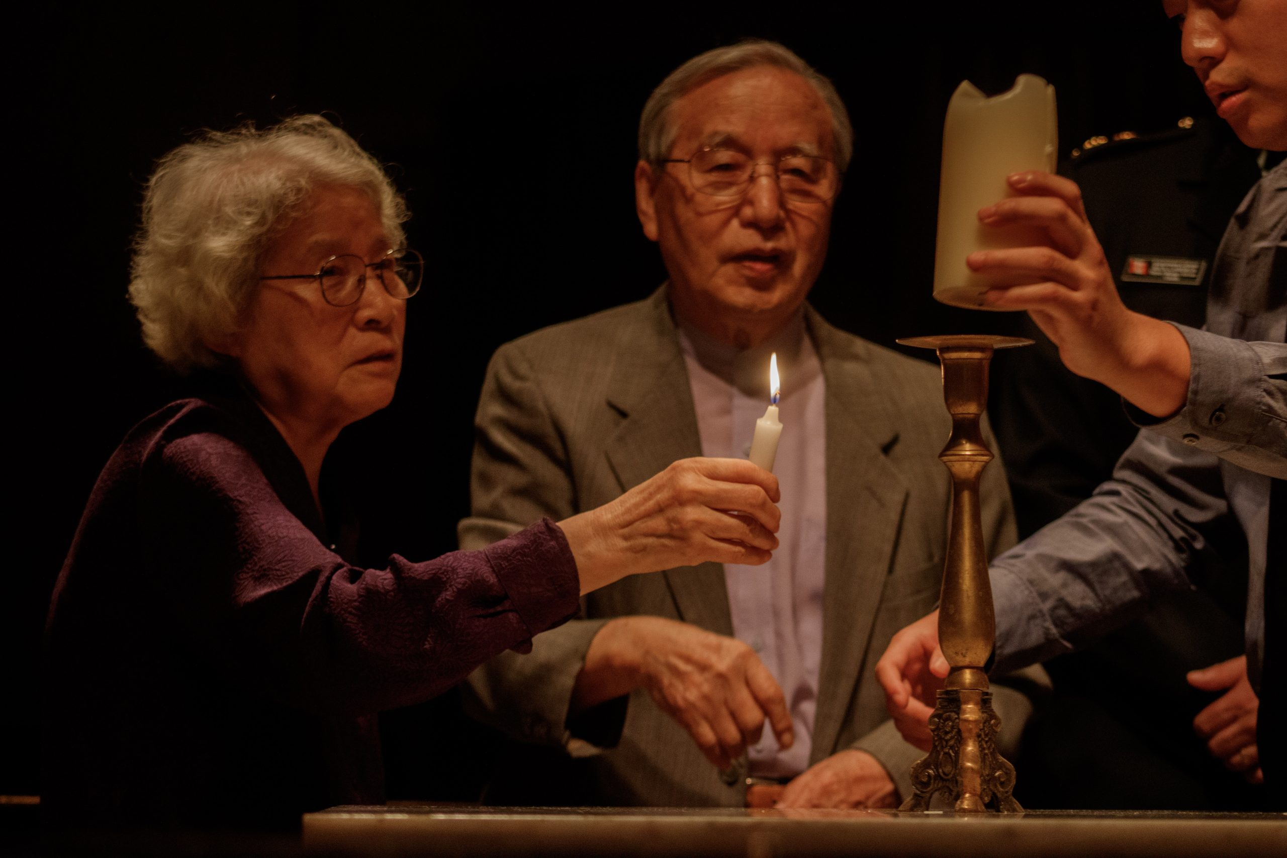 KoreanRemembrance A candle is lit to honor families divided by the Korean War