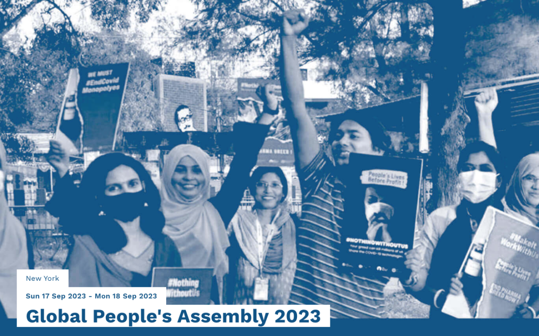QUNO Representative joins Peace and Conflicts panel during the Global People’s Assembly